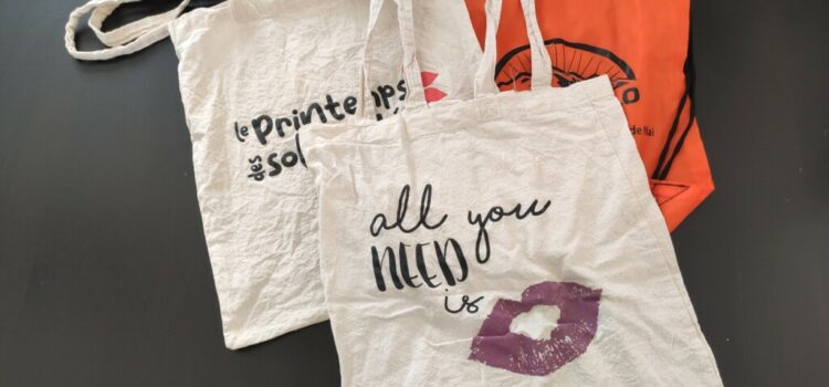 Vos tote bags inutilisés ? Le Rucher du Pillier les récupère !