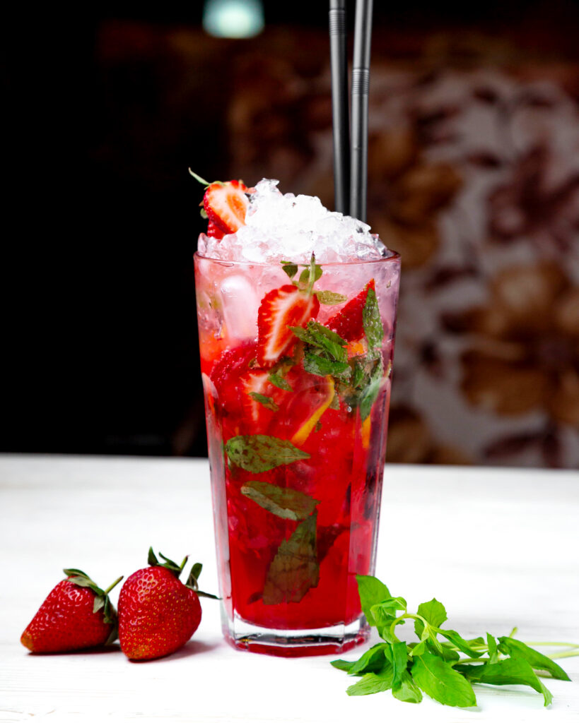 Mocktail Fraises, Miel et Lime