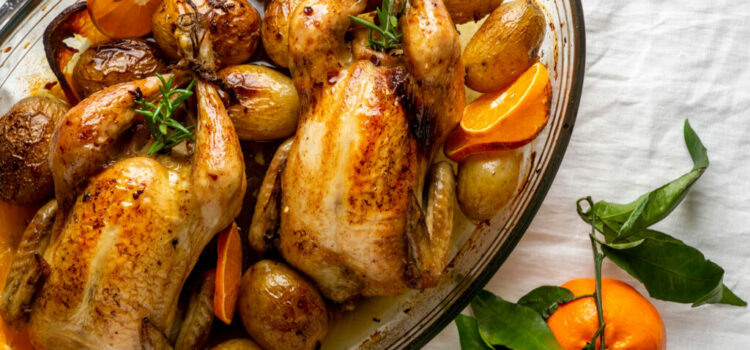 Caille aux oignons et au miel