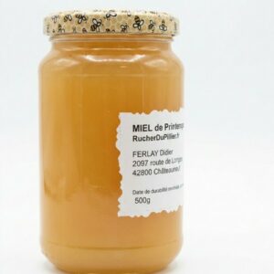 Miel artisanal toutes fleurs 500g – Rucher du Pillier Châteauneuf Loire 42