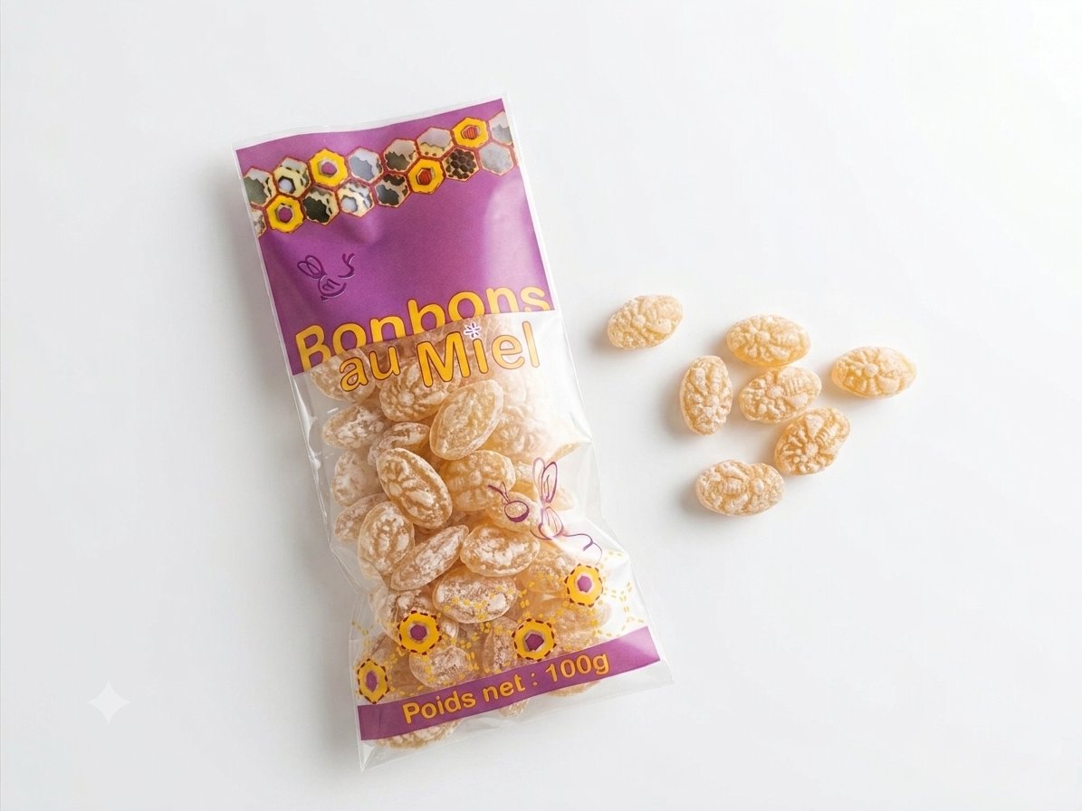 Pastilles au miel artisanal abeilles – Rucher du Pillier, Châteauneuf Loire 42